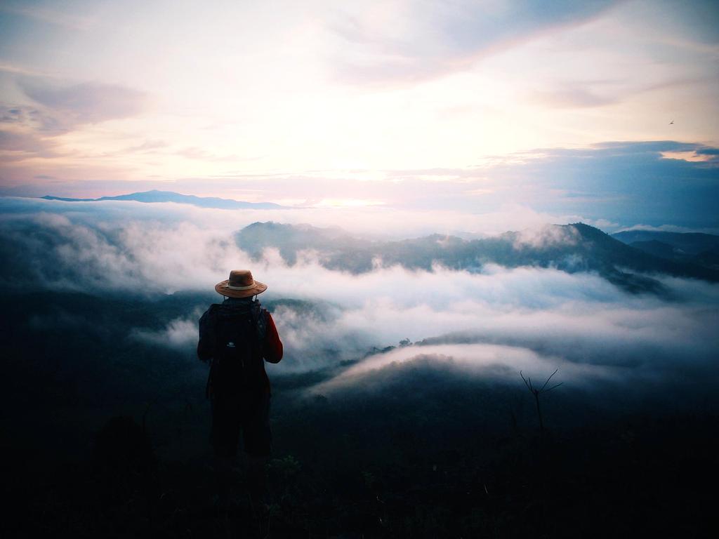 Mountain hiking